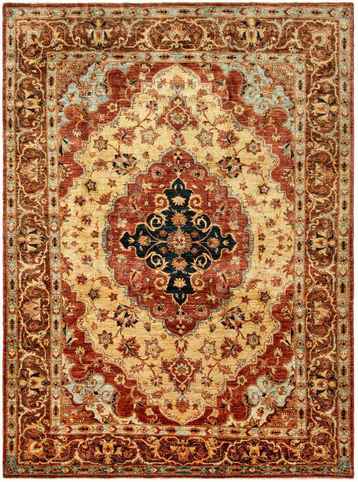 Detail image of 6' 2 x 8' 6 Ziegler Wool Rug