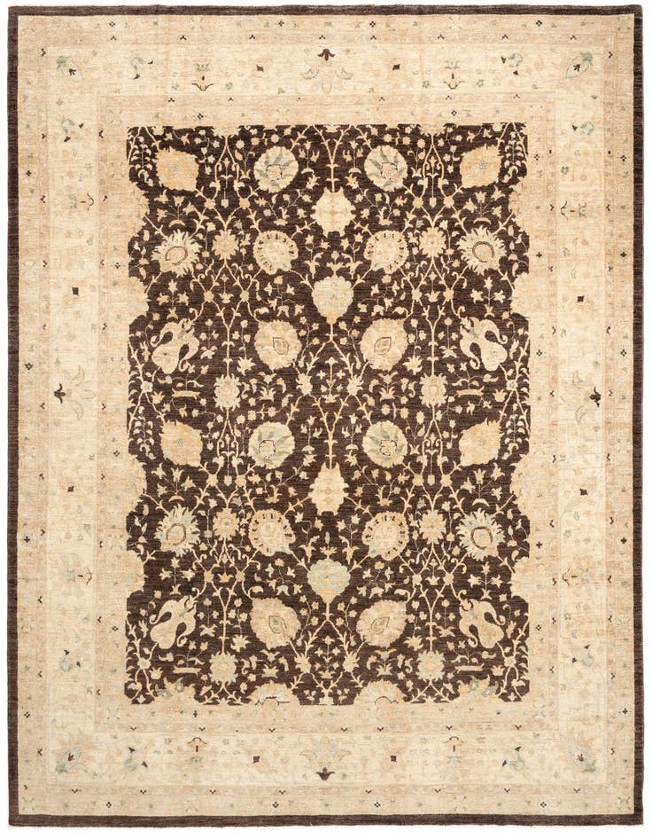 Detail image of 7' 11 x 9' 9 Ziegler Wool Rug