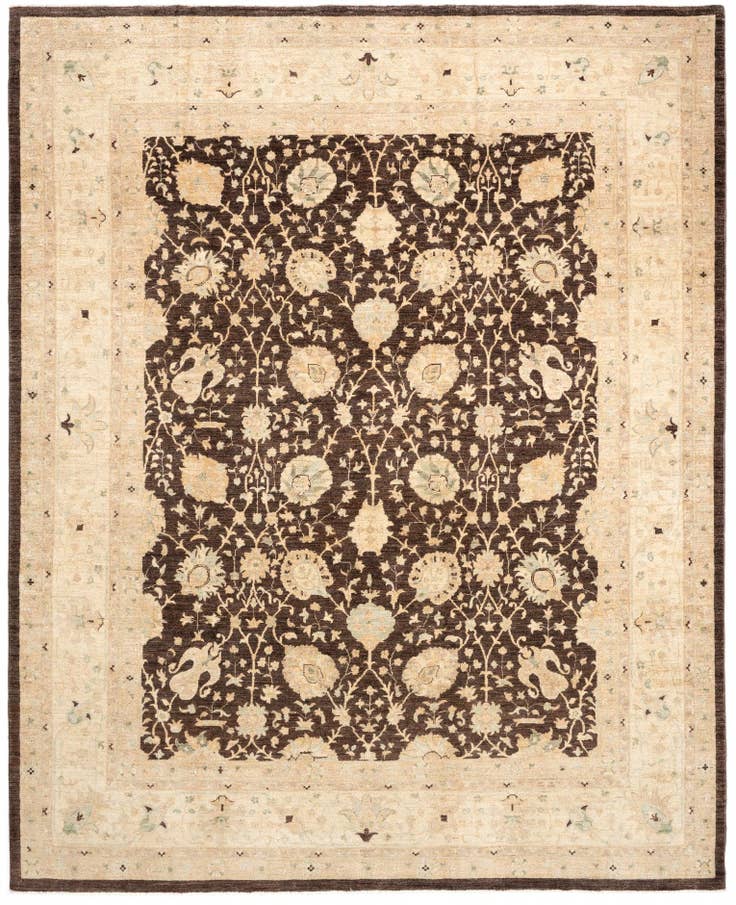 Detail image of 7' 11 x 9' 9 Ziegler Wool Rug