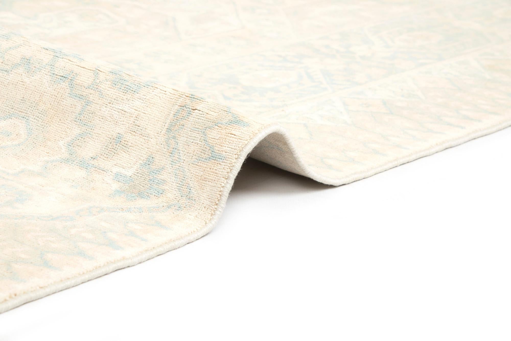 8' 8 x 11' 11 Hand Knotted Ziegler Rug
