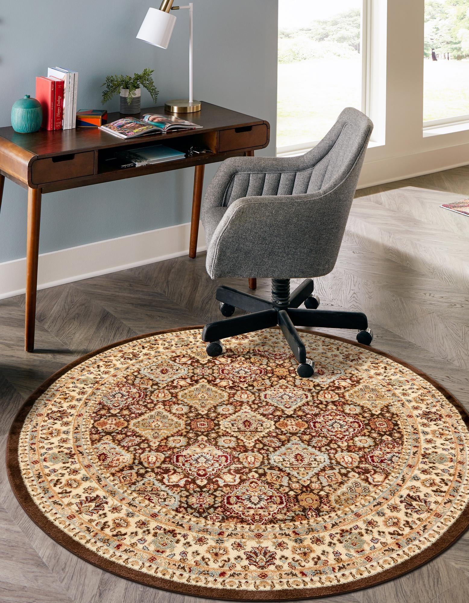 7' 10 x 7' 10 Aditi Round Rug