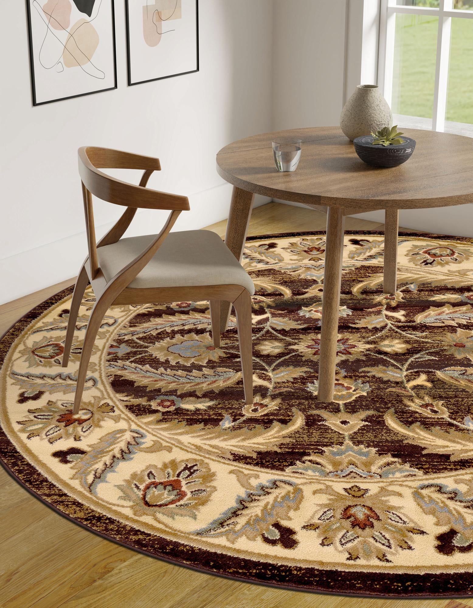 7' 10 x 7' 10 Aditi Round Rug