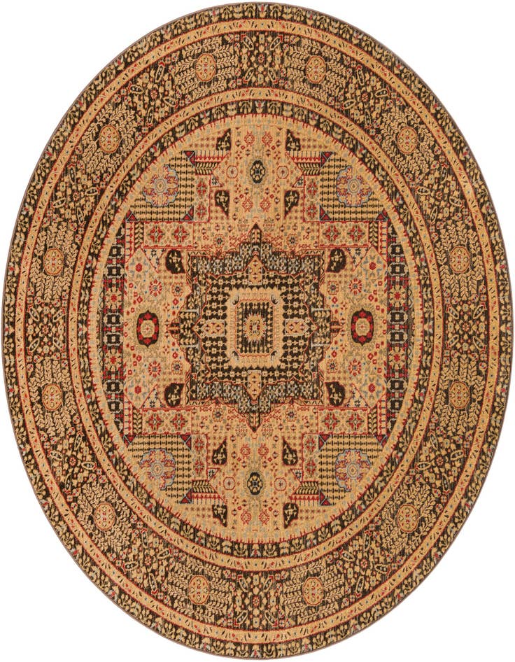 Detail image of 8' x 8' Amina Round Rug