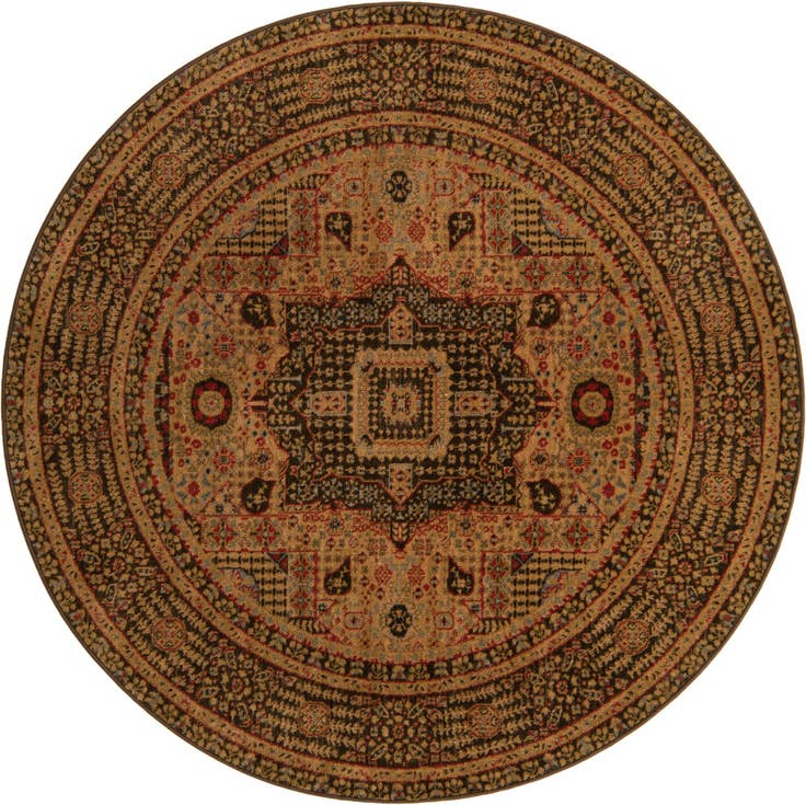 Detail image of 6' x 6' Amina Round Rug