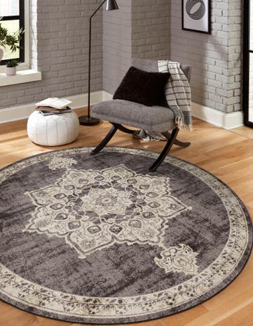 4' x 4' Arcadia Round Rug