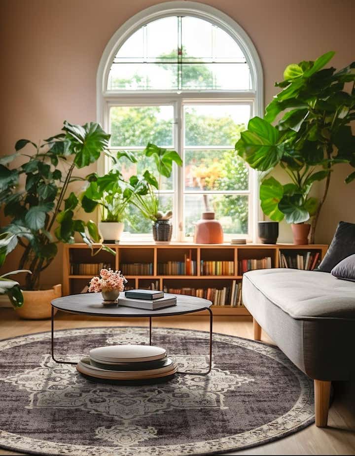 4' x 4' Arcadia Round Rug