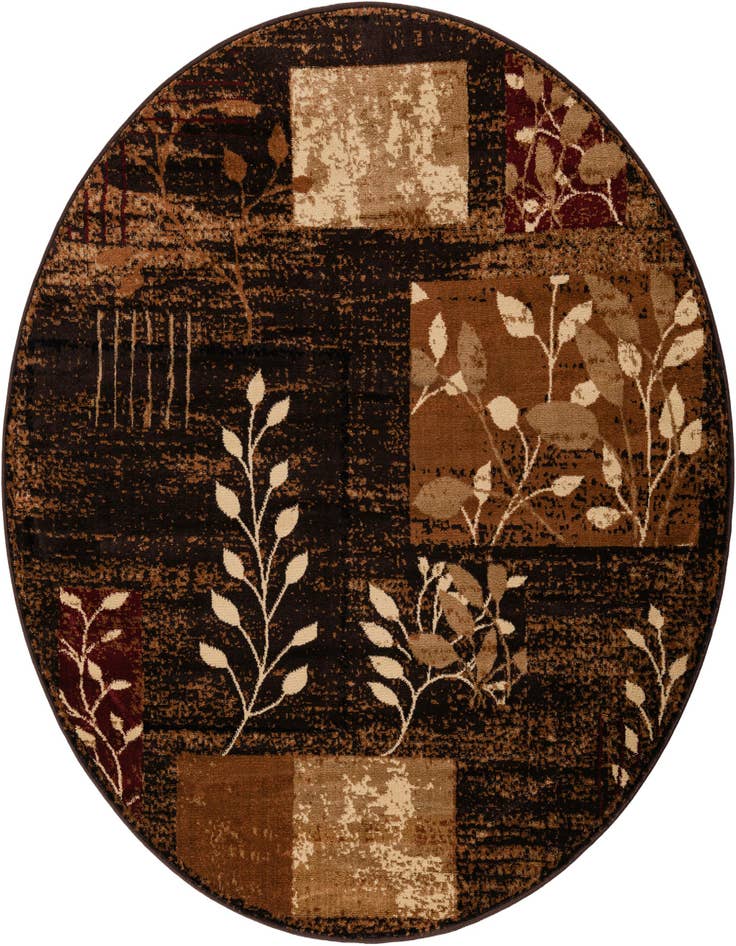 Detail image of 5' 3 x 5' 3 Cafe Round Rug