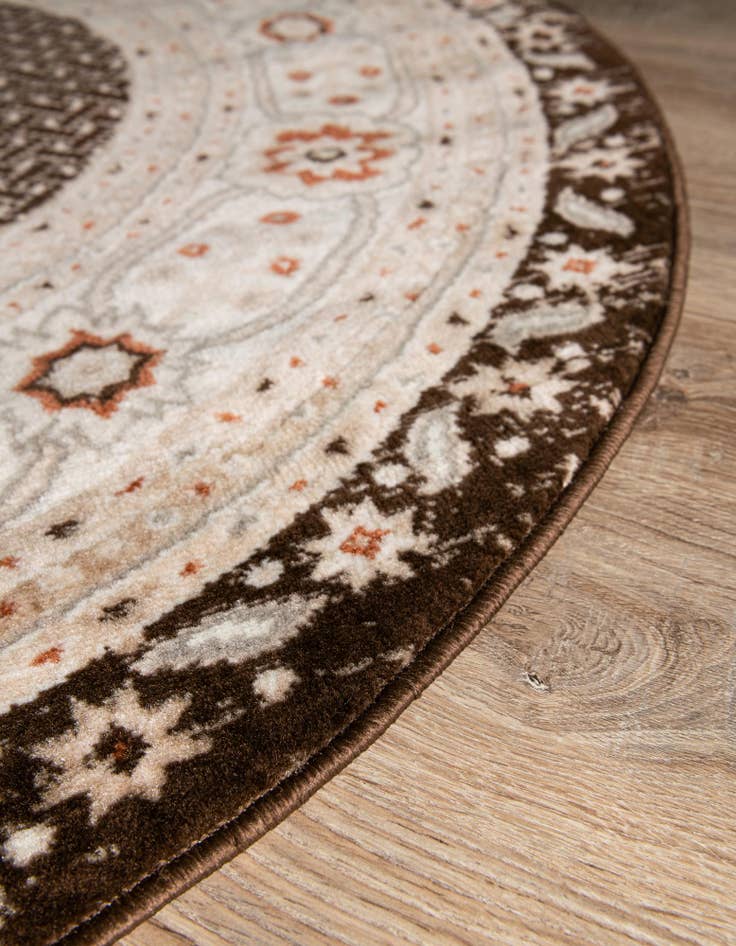 Detail image of 5' 3 x 5' 3 Charlotte Round Rug
