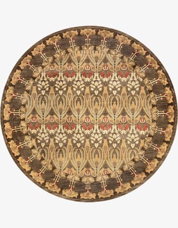 Brown Chelsea Round Rug