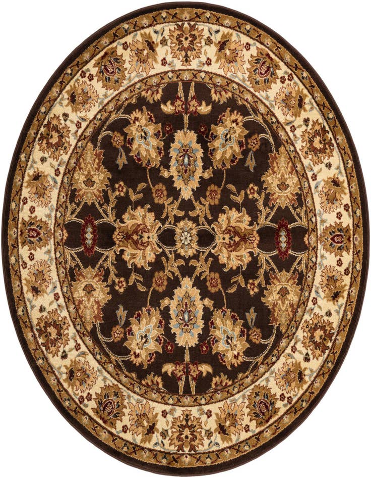 Detail image of 6' x 6' Classic Agra Round Rug