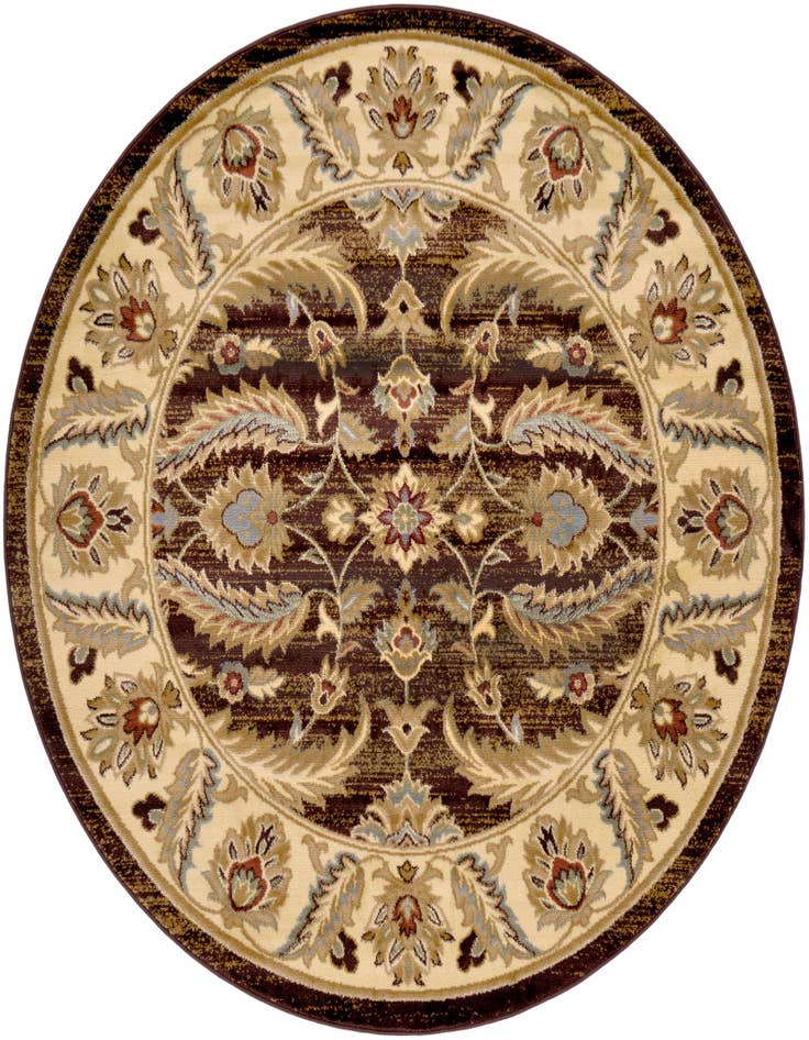 Detail image of 6' x 6' Classic Agra Round Rug