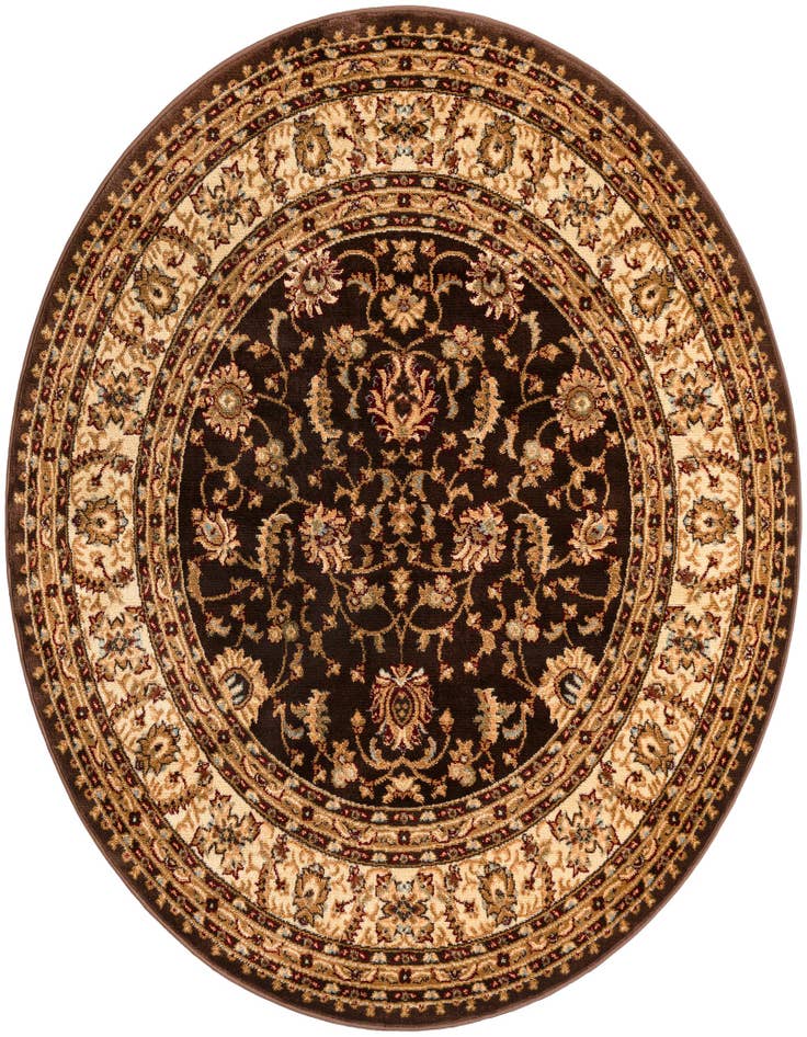 Detail image of 6' x 6' Classic Agra Round Rug