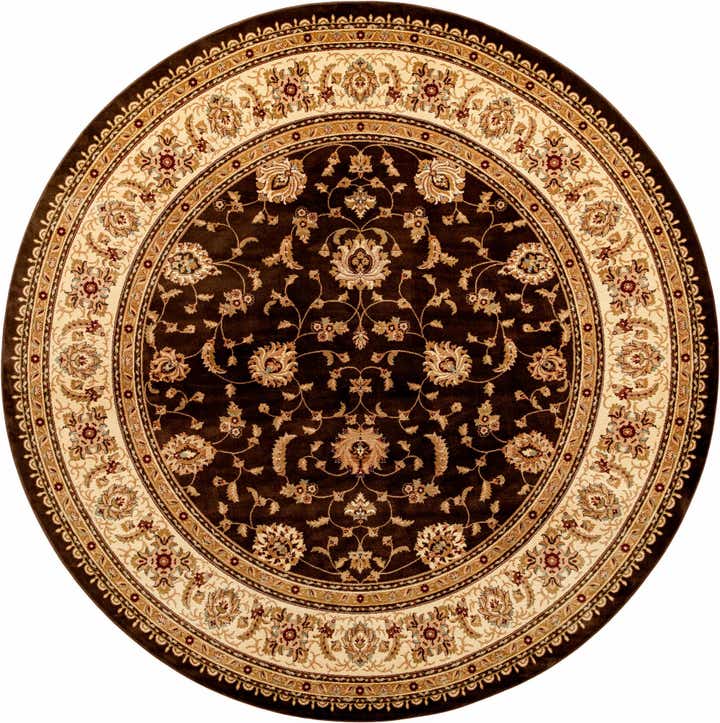 400cm x 400cm Klassieke Agra Rond Vloerkleed