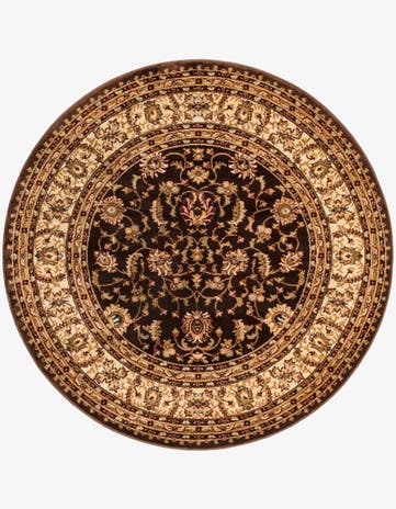 6' x 6' Classic Agra Round Rug