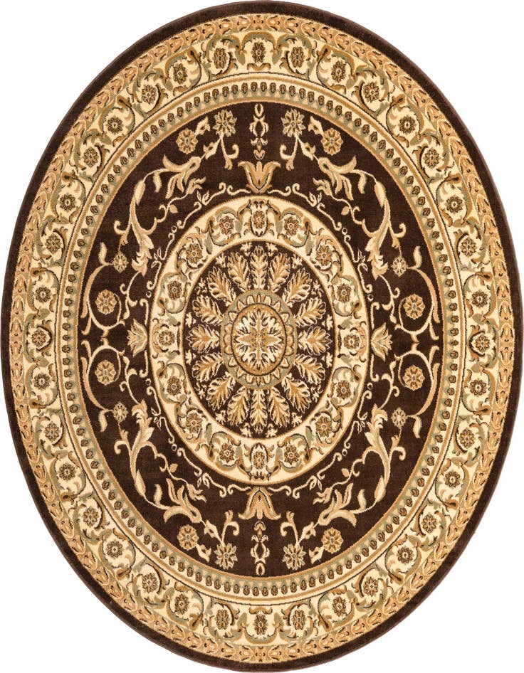 Detail image of 7' 10 x 7' 10 Classic Aubusson Round Rug