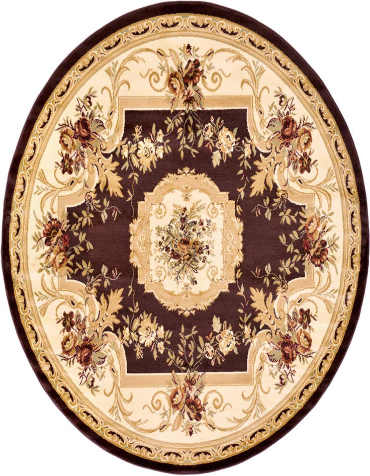 Detail image of 7' 10 x 7' 10 Classic Aubusson Round Rug