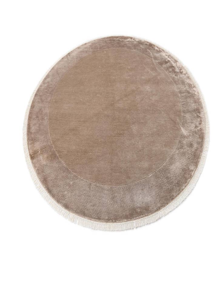 Detail image of 6' 6 x 6' 6  Hand Knotted Darya Wool Round Rug