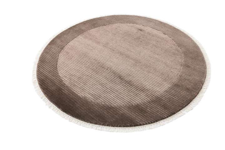 4' 10 x 4' 10 Hand Knotted Darya Wool Round Rug