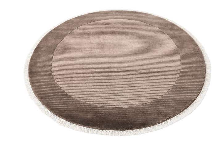 4' 10 x 4' 10 Hand Knotted Darya Wool Round Rug