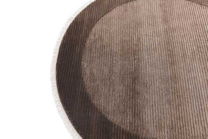 4' 10 x 4' 10 Hand Knotted Darya Wool Round Rug