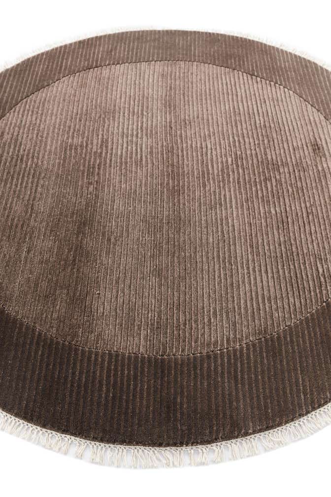 4' 10 x 4' 10 Hand Knotted Darya Wool Round Rug