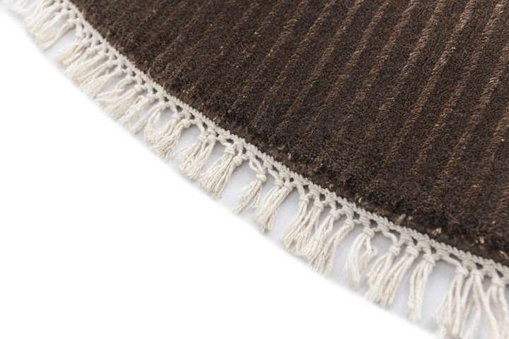 4' 10 x 4' 10 Hand Knotted Darya Wool Round Rug