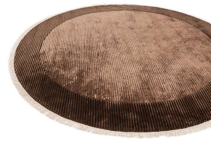 6' 7 x 6' 7 Hand Knotted Darya Wool Round Rug