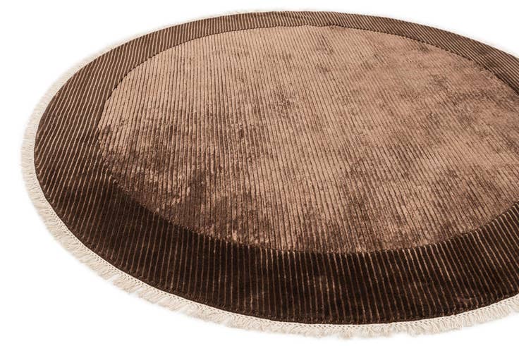 Detail image of 6' 7 x 6' 7 Hand Knotted Darya Wool Round Rug
