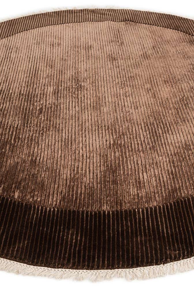6' 7 x 6' 7 Hand Knotted Darya Wool Round Rug