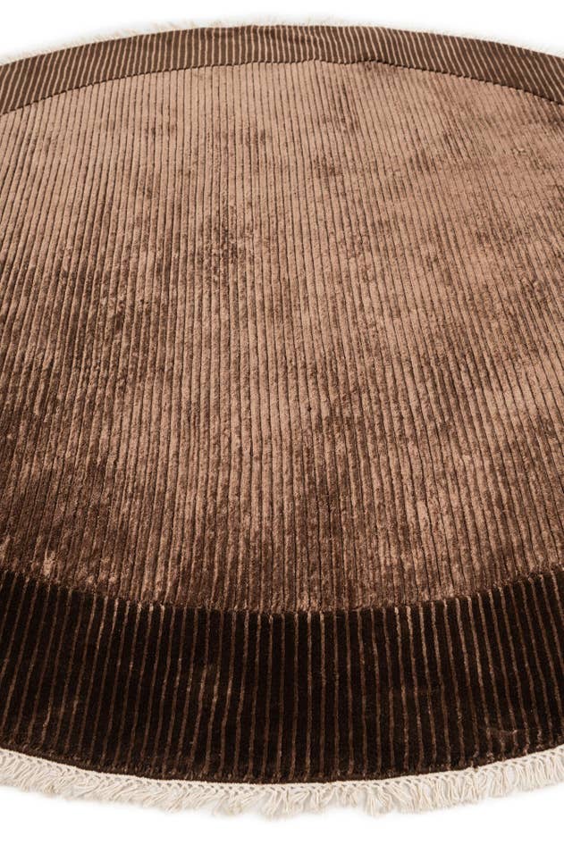 Detail image of 6' 7 x 6' 7 Hand Knotted Darya Wool Round Rug