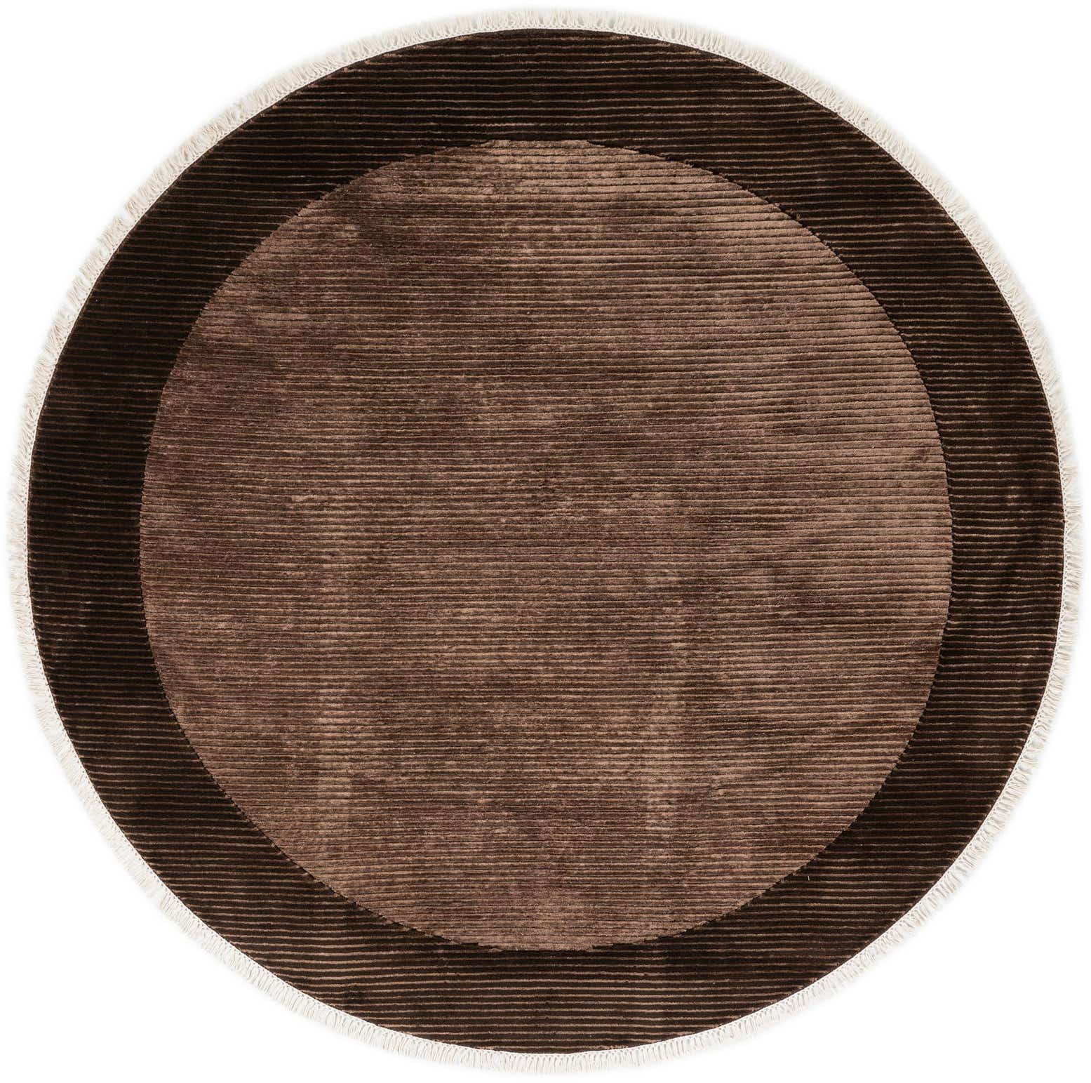 6' 7 x 6' 7 Hand Knotted Darya Wool Round Rug