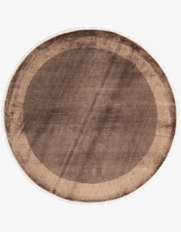 6' 5 x 6' 5 Hand Knotted Darya Wool Round Rug