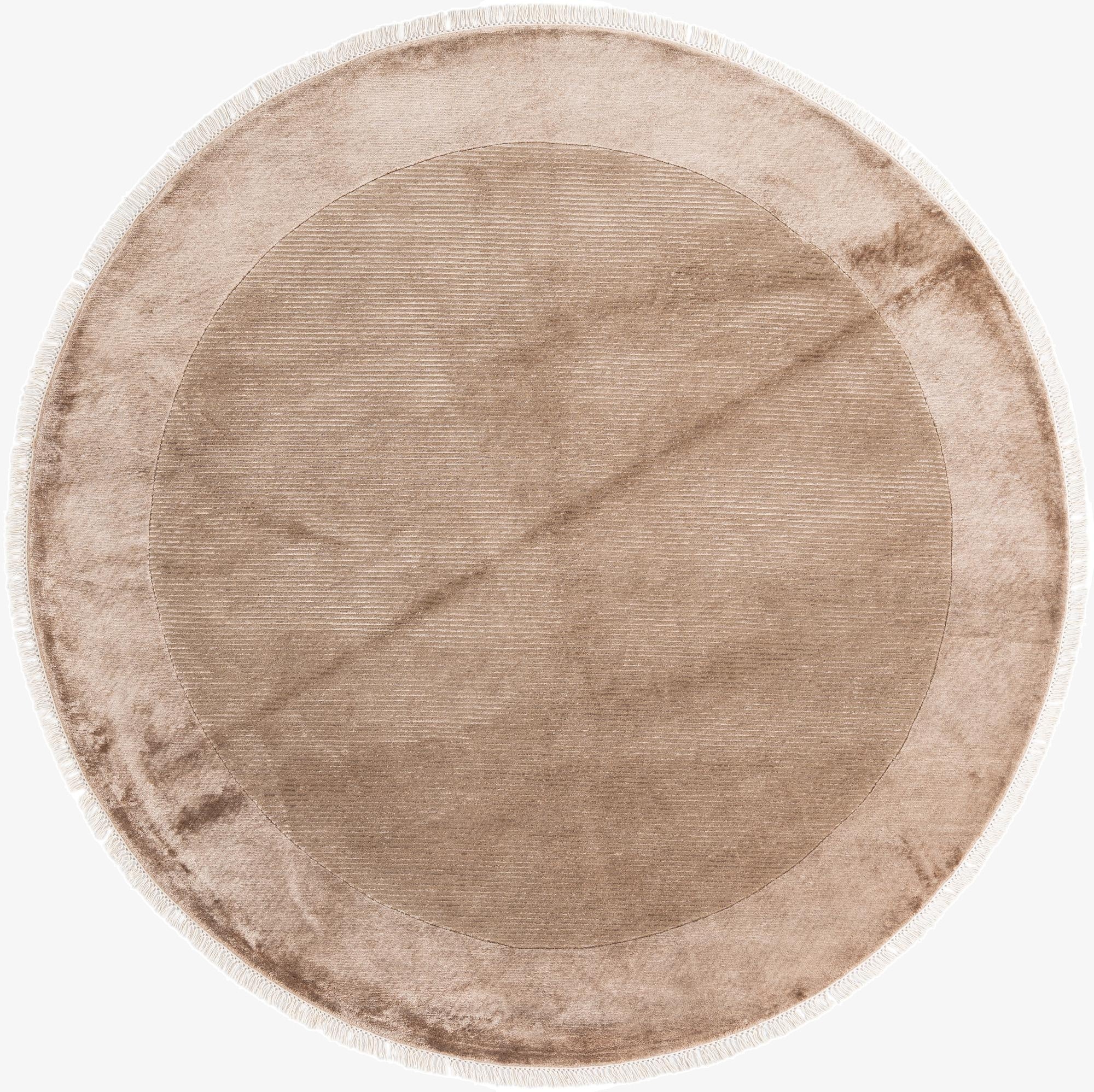 6' 6 x 6' 6  Hand Knotted Darya Wool Round Rug