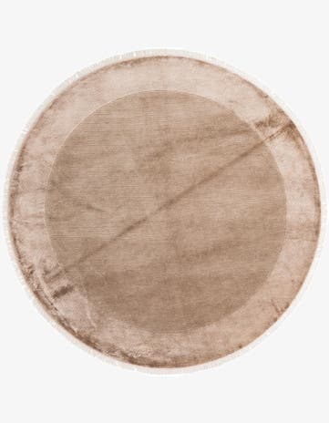 6' 6 x 6' 6 Hand Knotted Darya Wool Round Rug