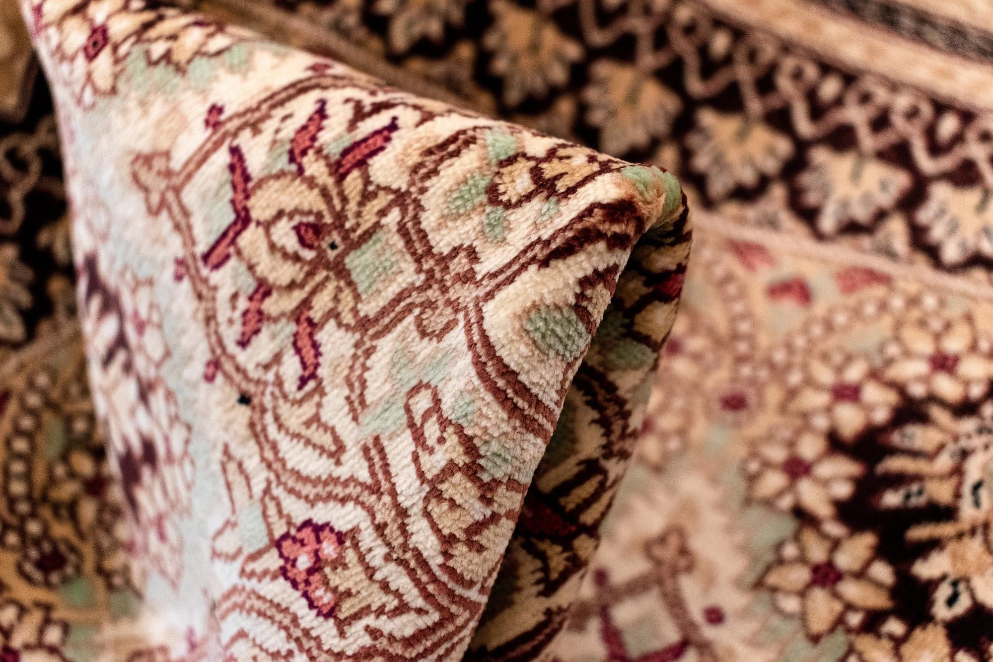 200cm x 200cm Ghom Silk Alfombra redondo