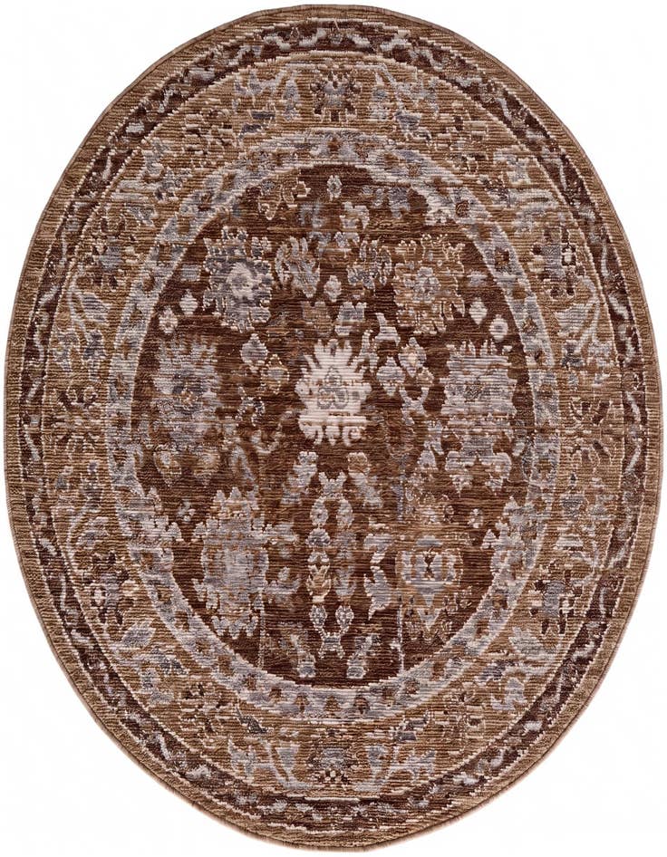 Detail image of 5' x 5' Grand Tradition Round Rug