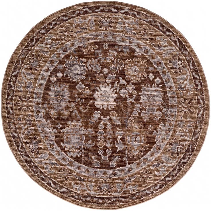 Detail image of 5' x 5' Grand Tradition Round Rug