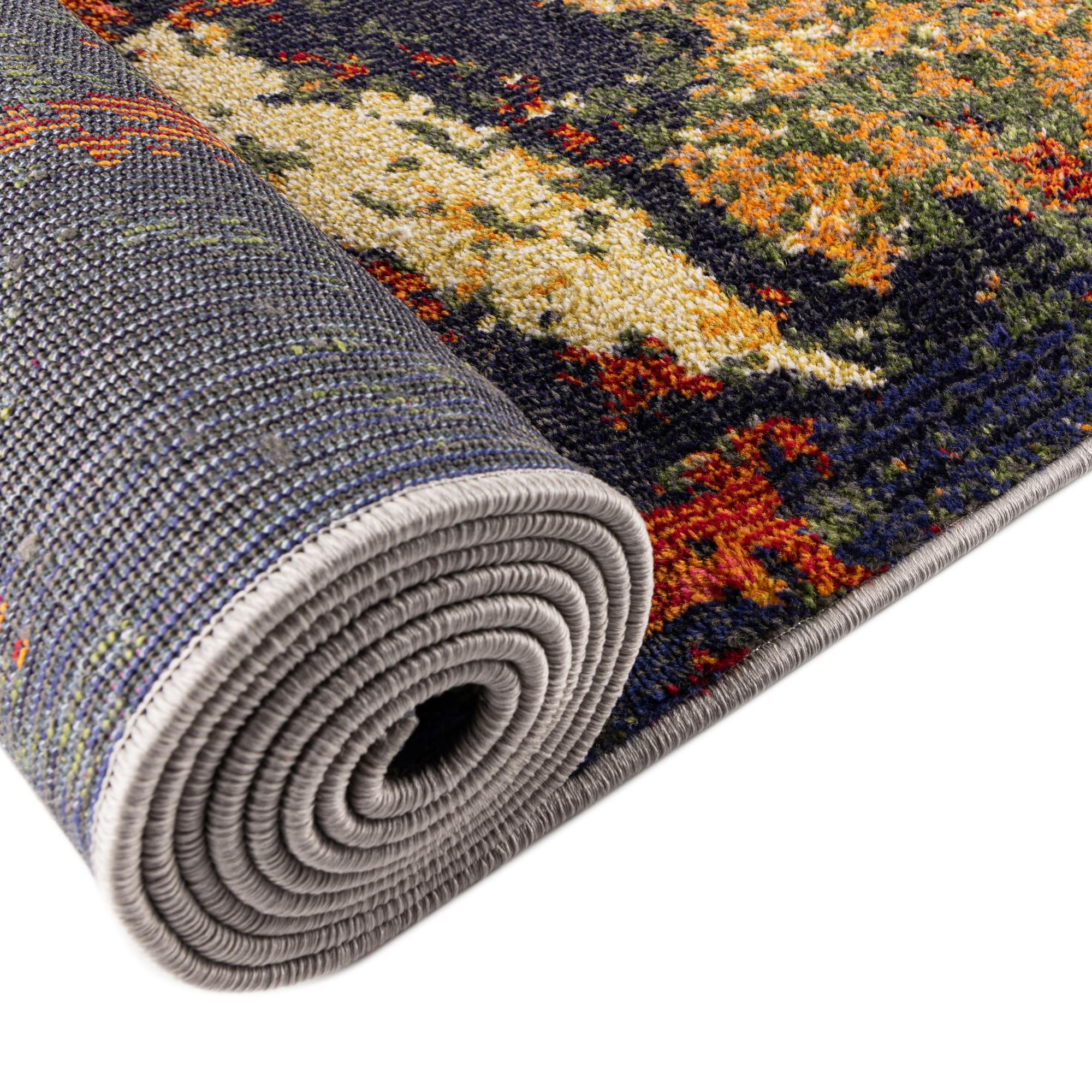 5' 3 x 5' 3 Washable Haerfest Round Rug