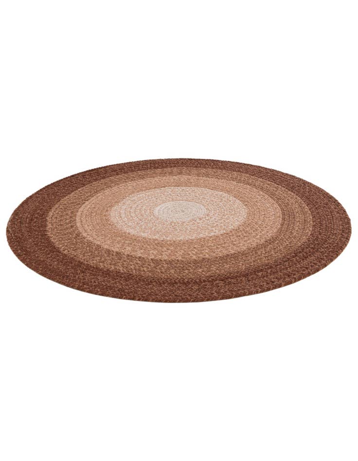 Detail image of 3' 1 x 3' 1  Hand Hand Braided Wool Round Rug