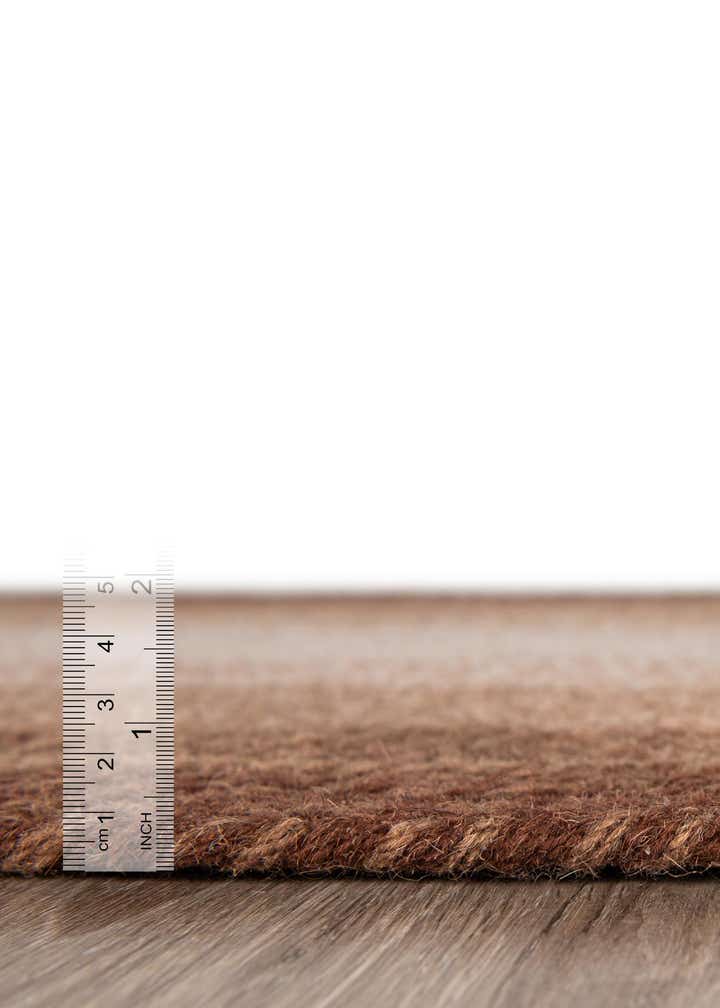 5' 1 x 5' 1 Handmade Hand Braided Wool Round Rug