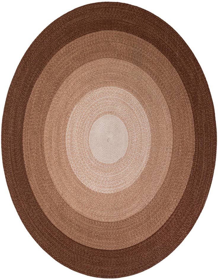 Detail image of 7' 10 x 7' 10 Hand Braided Wool Round Rug