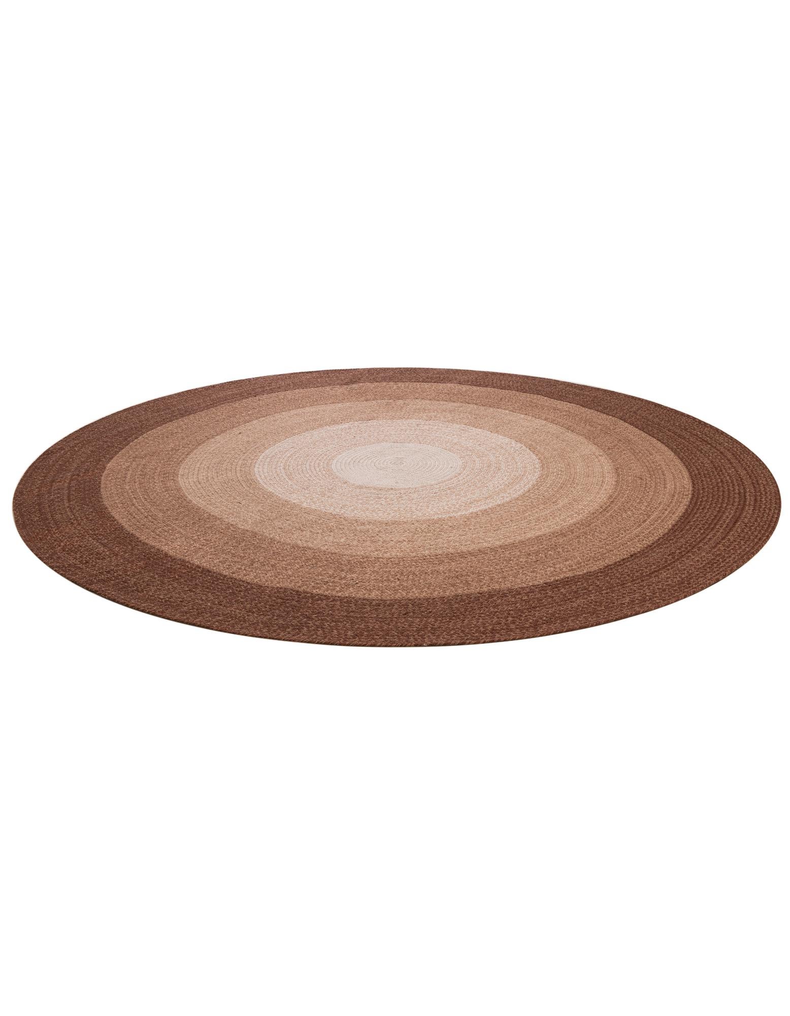 7' 10 x 7' 10 Hand Braided Wool Round Rug
