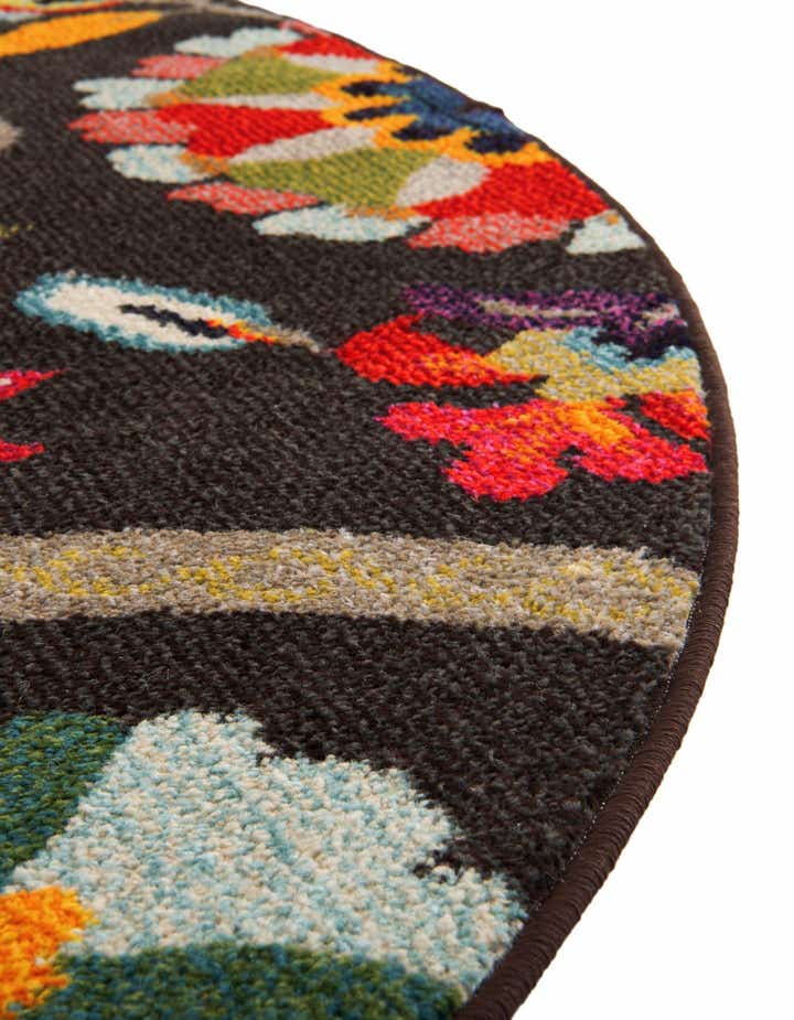 6' x 6' Washable Hyacinth Round Rug
