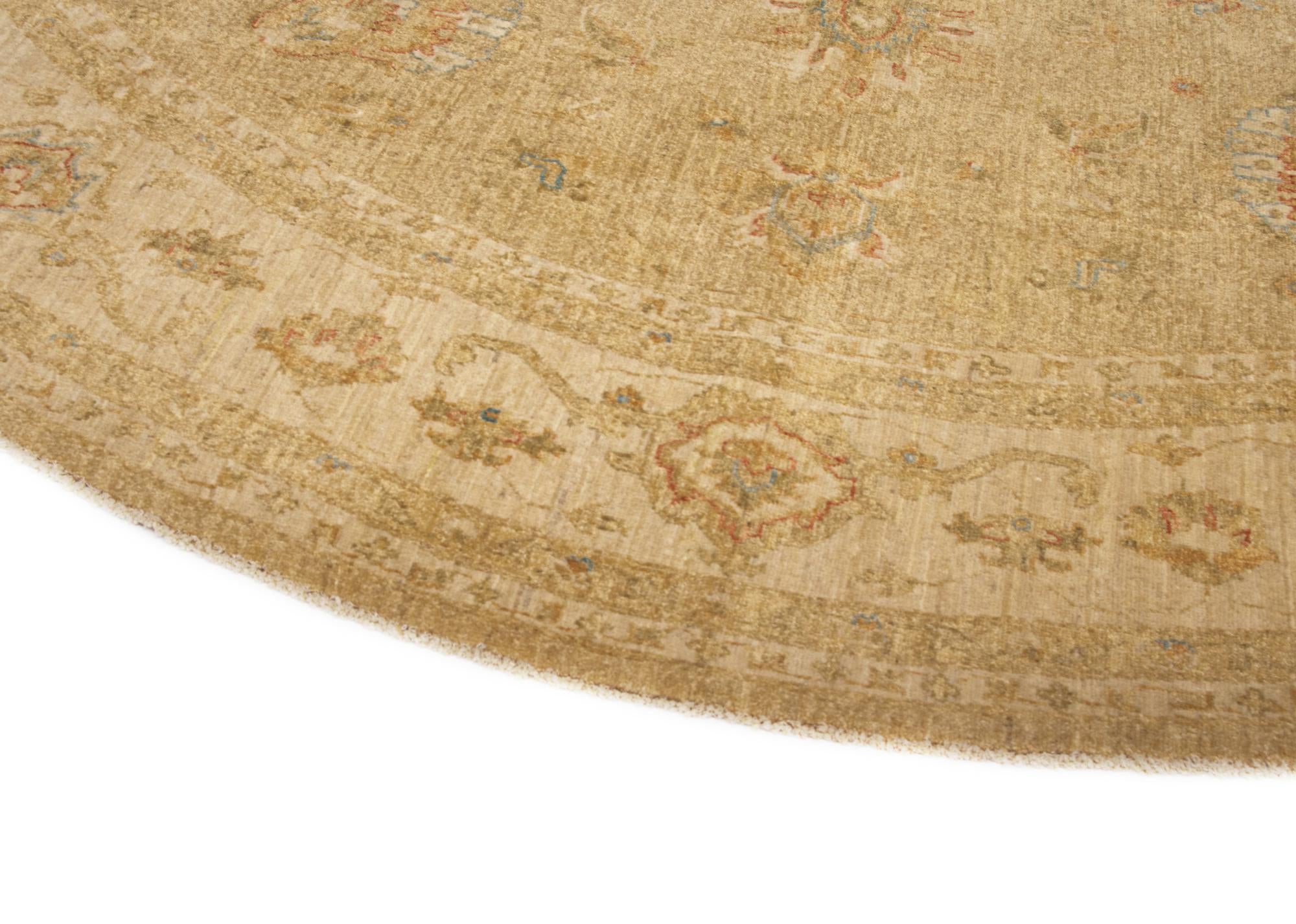 9' 6 x 9' 6 Kaizar Wool Round Rug