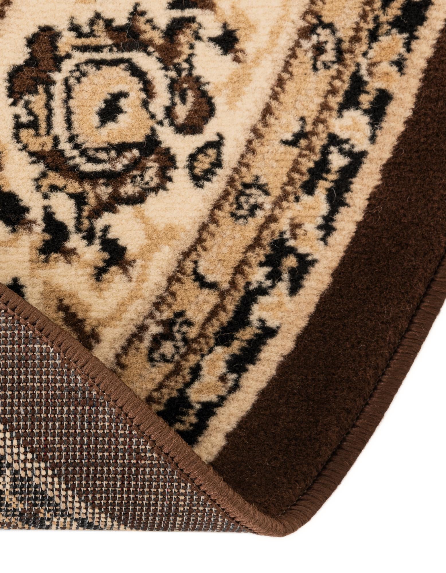 7' 10 x 7' 10 Kashan Design Round Rug