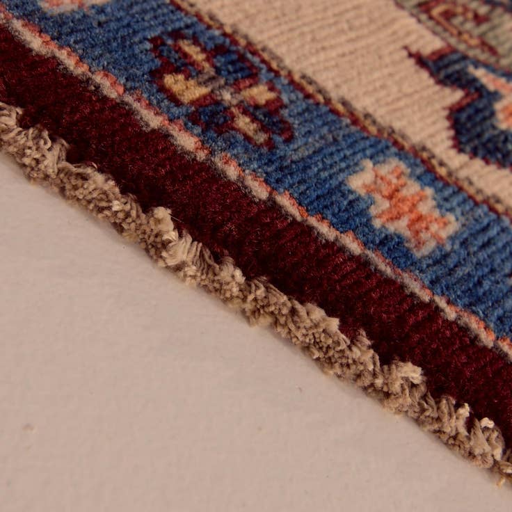 Detail image of 8' 1 x 8' 3 Hand Knotted Kazak Round Rug