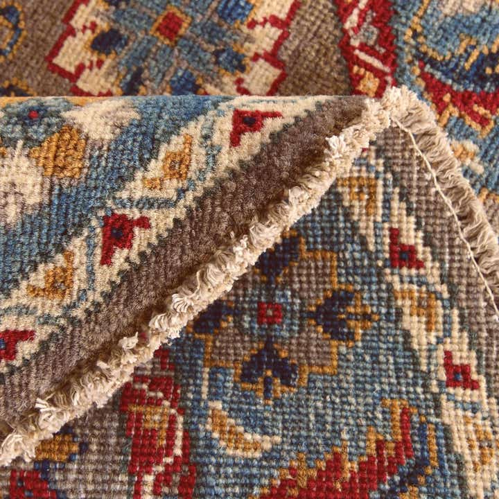 3' 4 x 3' 4 Hand Knotted Kazak Round Rug