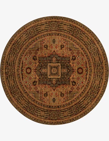 6' x 6' Mamluk Round Rug