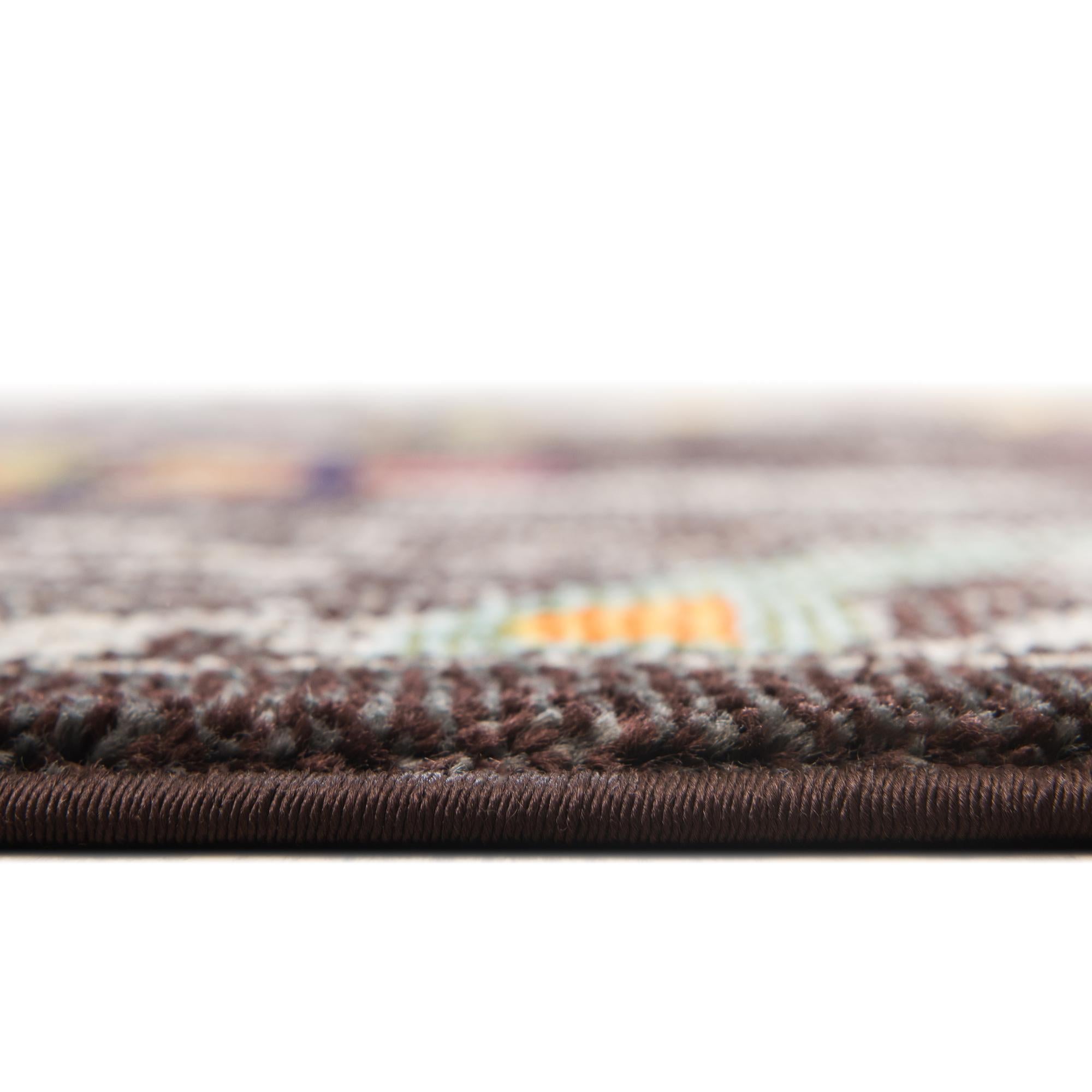 6' x 6' Washable Mesa Round Rug