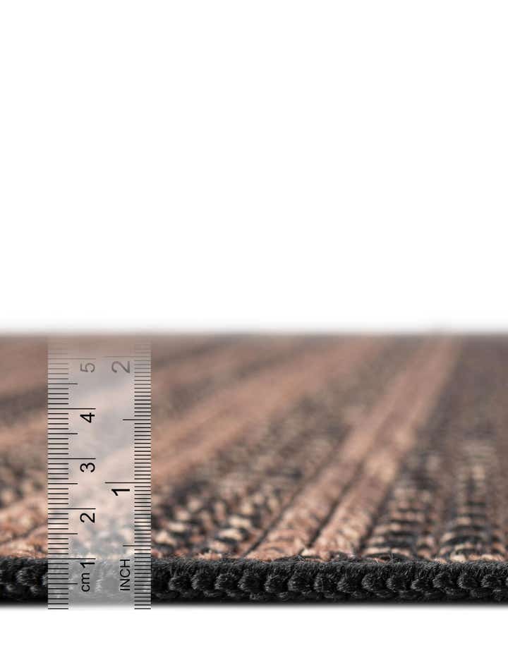 6' x 6' Easy-Clean Border Indoor / Outdoor Round Rug